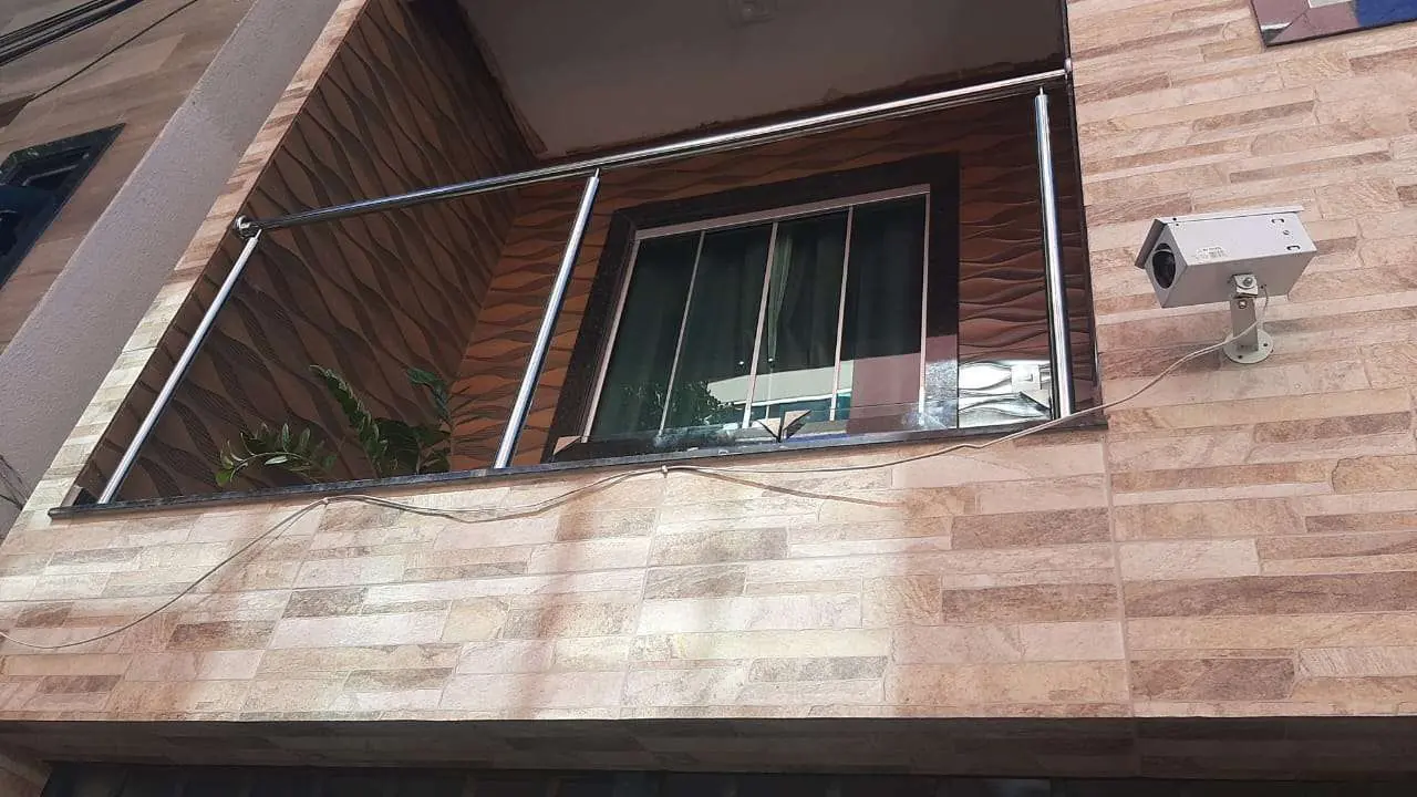 Guarda corpo apartamento — obra da Arte Inox Design