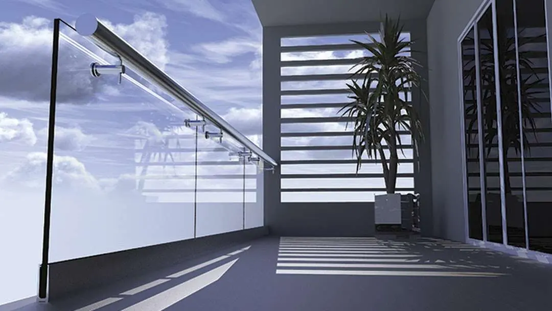 Corrimão com vidro temperado — Arte Inox Design